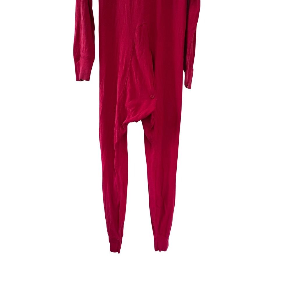 Vintage Carhartt Red Union Suit Thermal One Piece Long John K12 Mens Large - Picture 8 of 10